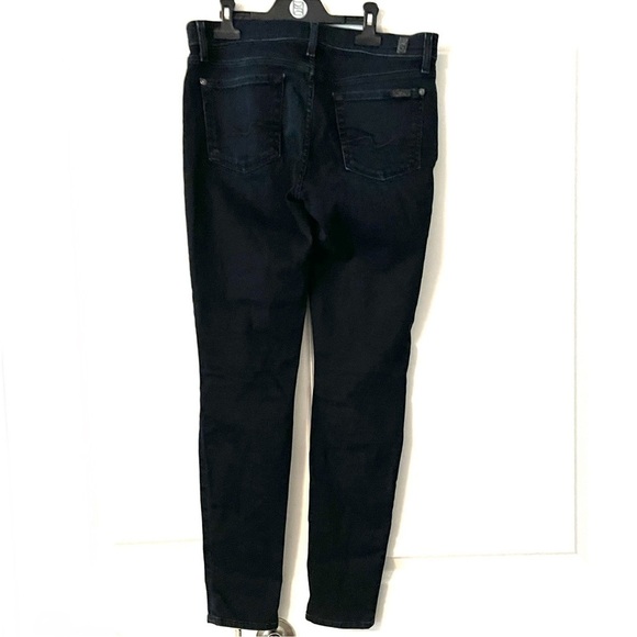 7 For All Mankind 7FAM Gwenevere Skinny Jeans dark denim - Picture 3 of 7